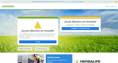 Desktop Screenshot of es.myherbalife.com