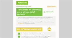 Desktop Screenshot of dk.onlinecontract.myherbalife.com