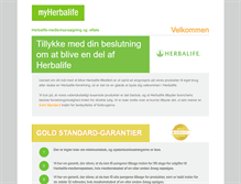Tablet Screenshot of dk.onlinecontract.myherbalife.com
