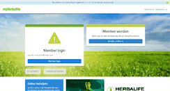 Desktop Screenshot of nl.myherbalife.com
