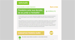 Desktop Screenshot of br.onlinecontract.myherbalife.com